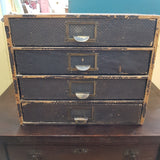 Vintage Mid Century (Ex Post Office) Bank of 4 Drawers