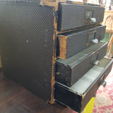 Vintage Mid Century (Ex Post Office) Bank of 4 Drawers