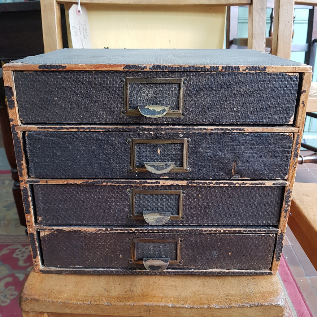 Vintage Mid Century (Ex Post Office) Bank of 4 Drawers