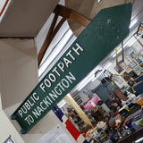 Nackington Municipal Footpath Sign