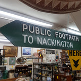 Nackington Municipal Footpath Sign