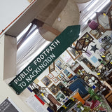 Nackington Municipal Footpath Sign