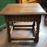 Early 20th Century Oak Stool