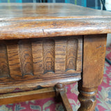 Early 20th Century Oak Stool