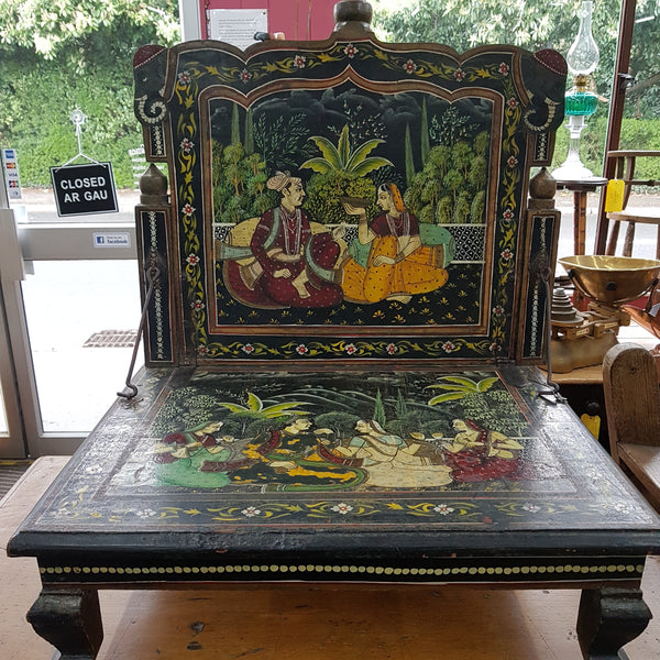 Early 20th Century Hand painted Indian Prayer Seat
