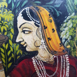 Early 20th Century Hand painted Indian Prayer Seat