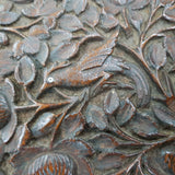 Indonesian Heavily Carved Hardwood Trunk