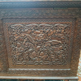 Indonesian Heavily Carved Hardwood Trunk