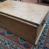 19th Century Pine Blanket Box