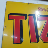 Vintage Original Tizer Enamel Sign