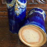 Pair of Royal Doulton Tube Line Vases