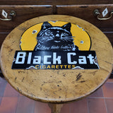 Black Cat Cigarettes Enamel Sign