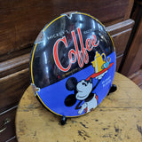 Mickey's Coffee Enamel Sign
