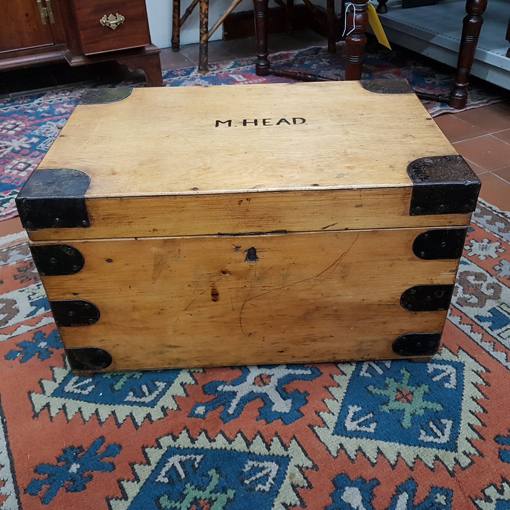 Early 20th Century Pine work / School box