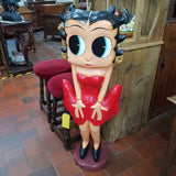 Betty Boop Wooden Statue